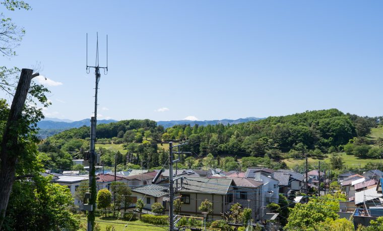 羽村市　富士山