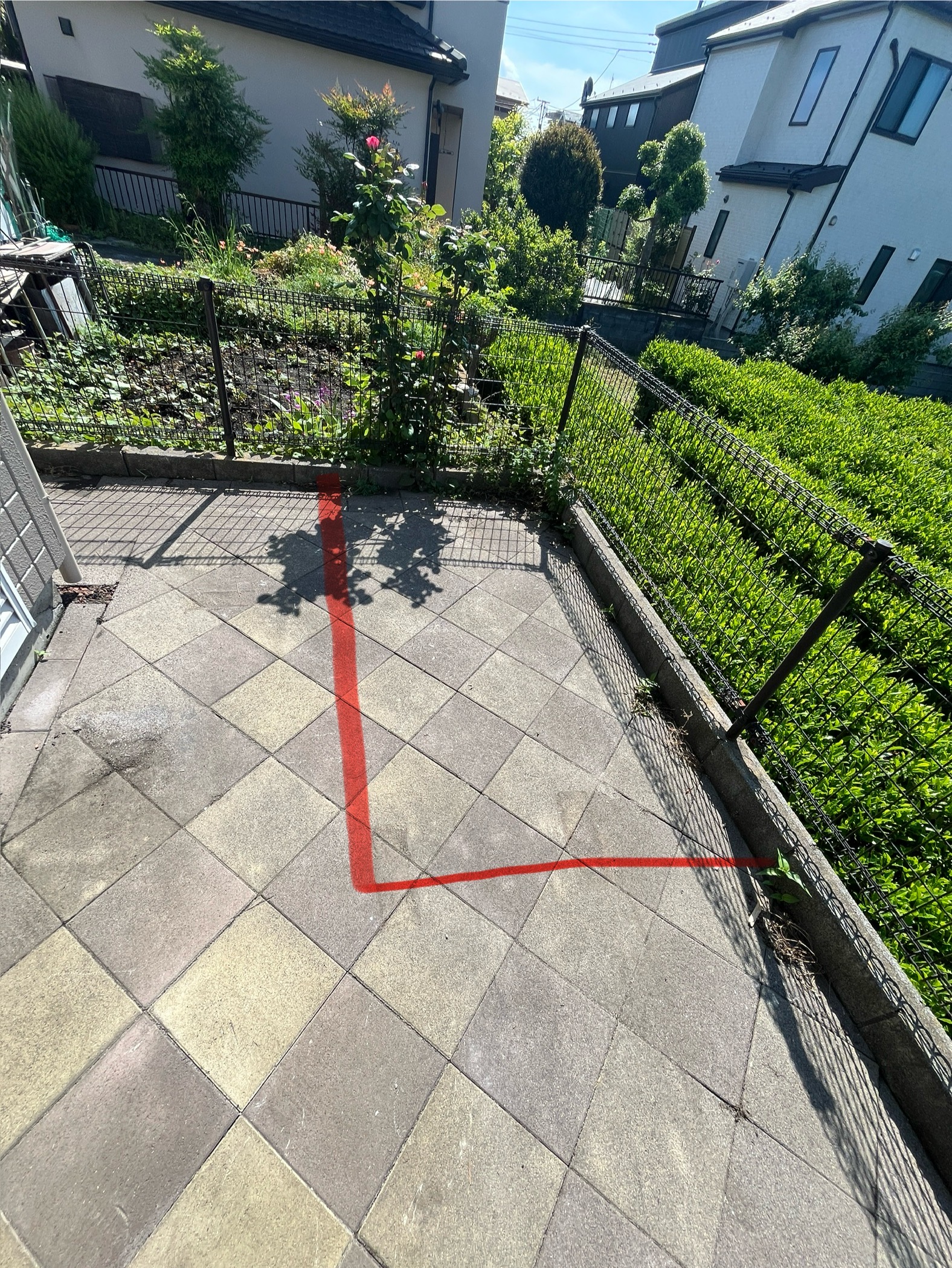 庭　工事　土間