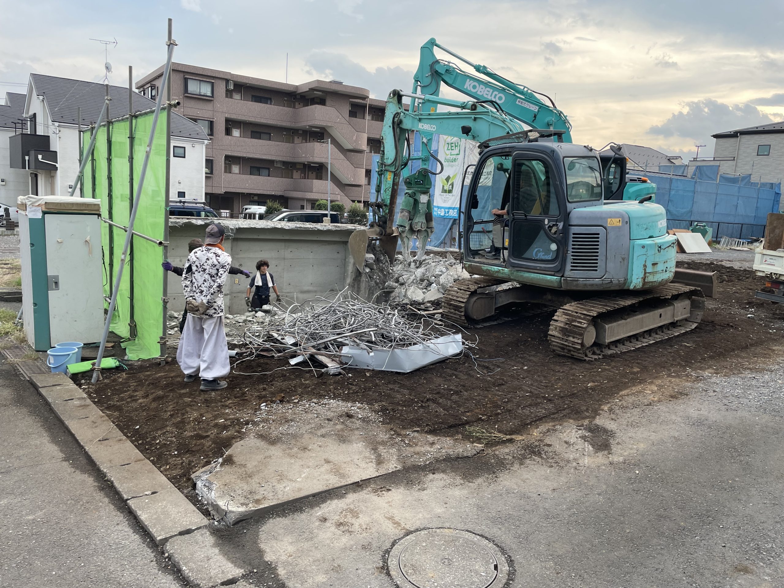教会　解体工事