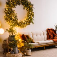 クリスマス　家