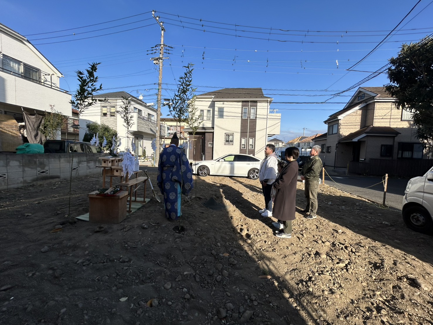府中市　地鎮祭